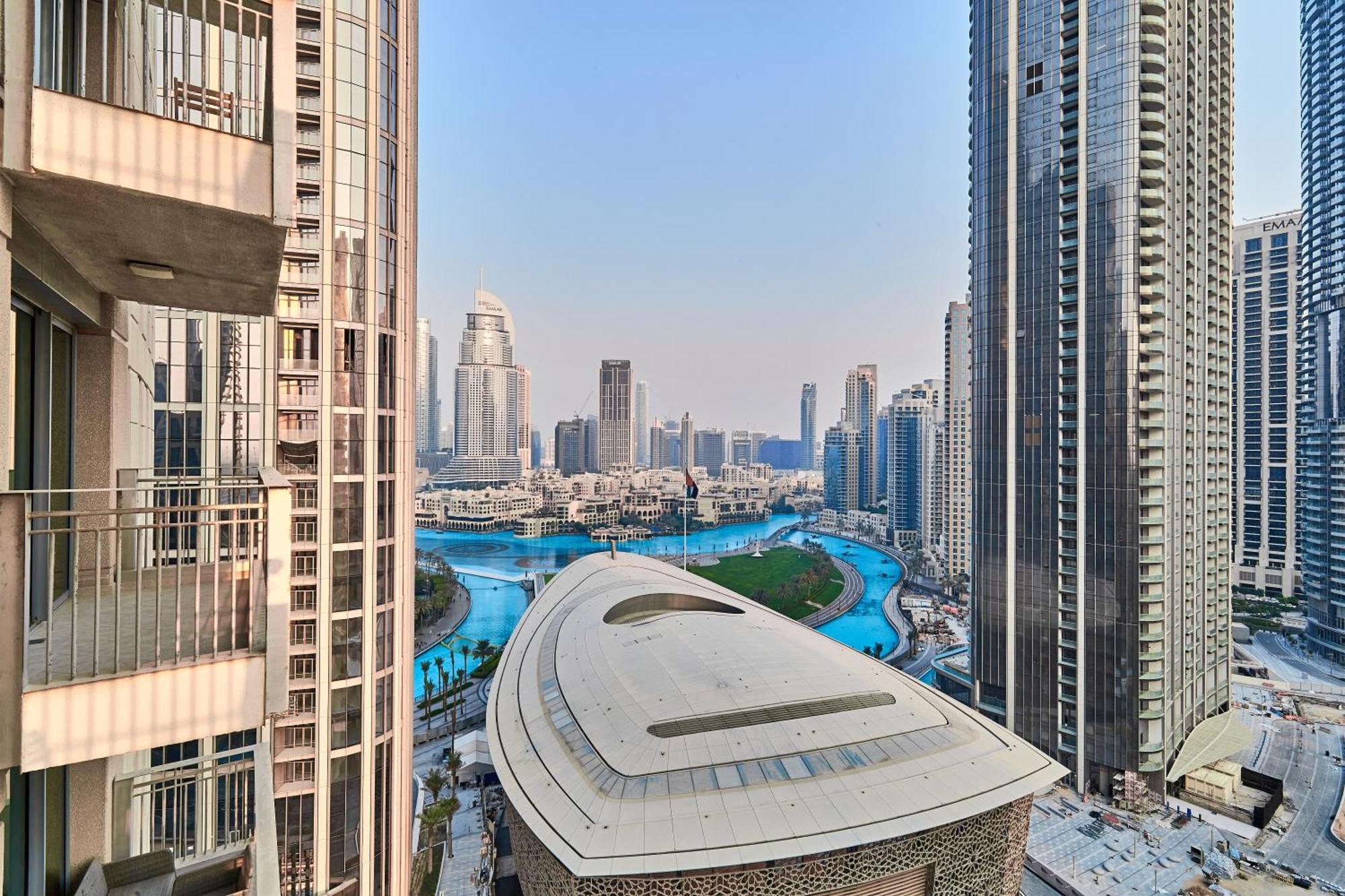 Shukran Homes Lux 1Br With Fountains View Dubaj Exteriér fotografie