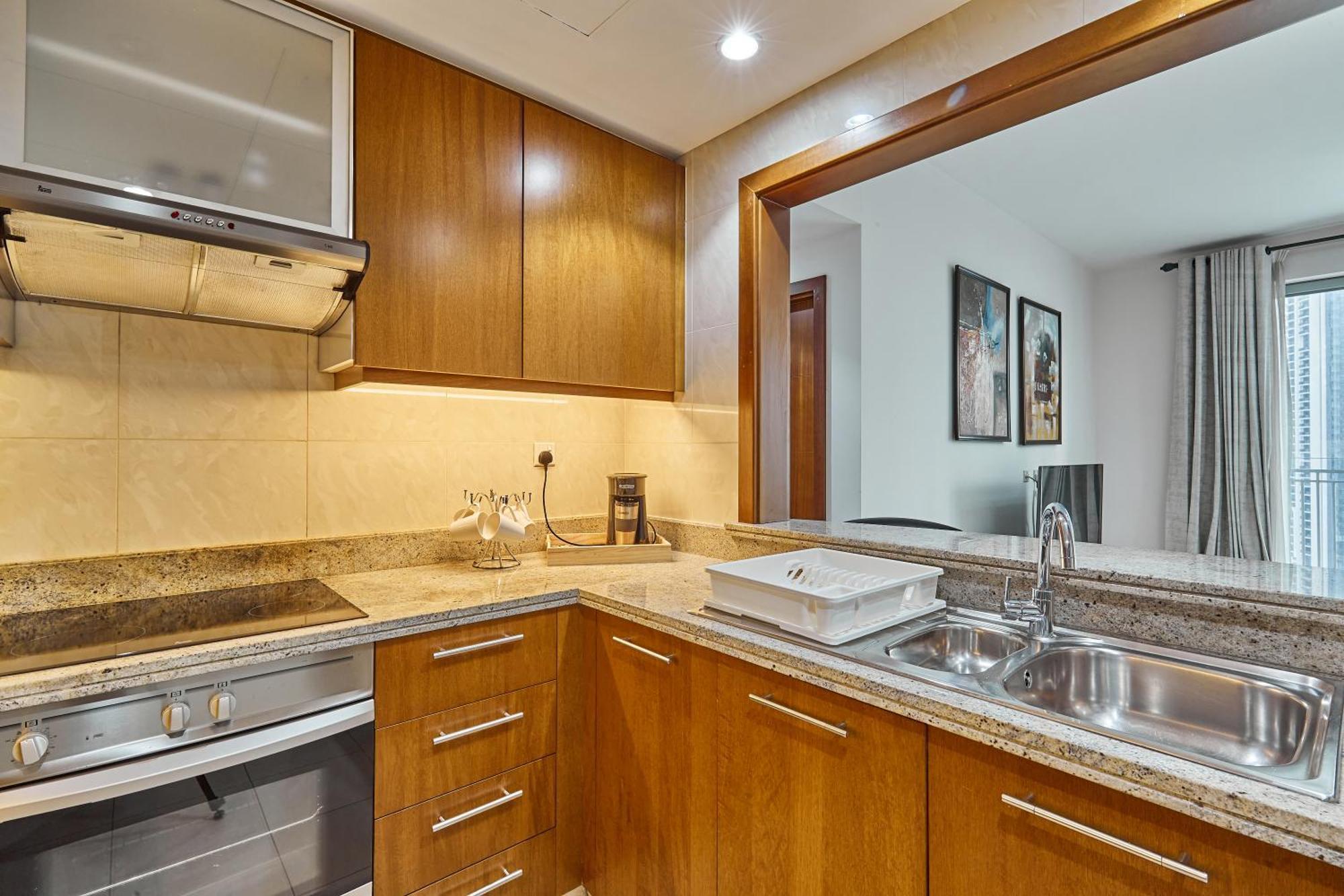 Shukran Homes Lux 1Br With Fountains View Dubaj Exteriér fotografie