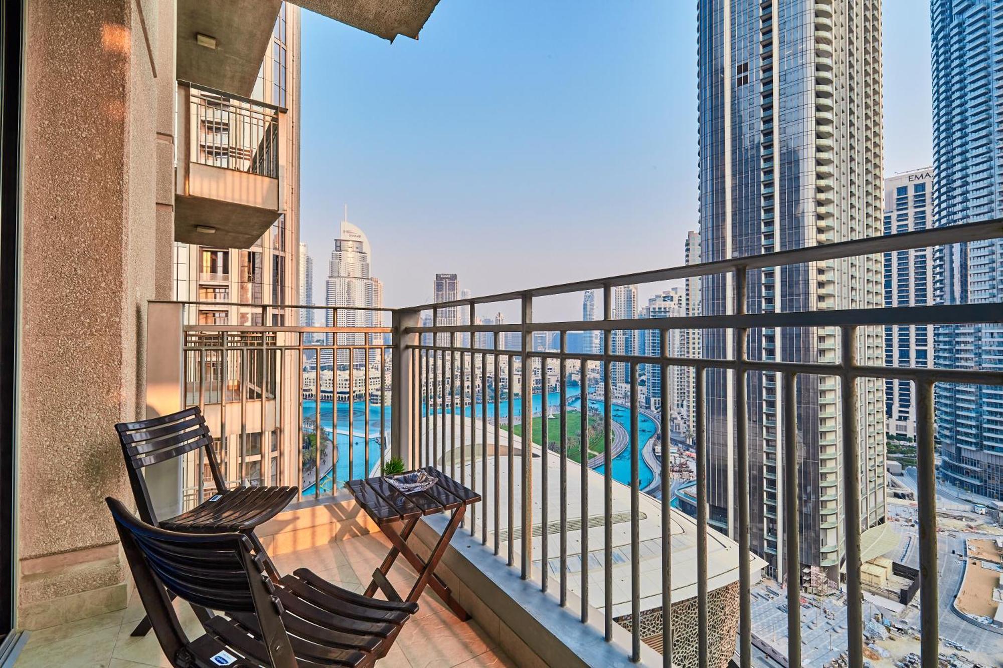 Shukran Homes Lux 1Br With Fountains View Dubaj Exteriér fotografie